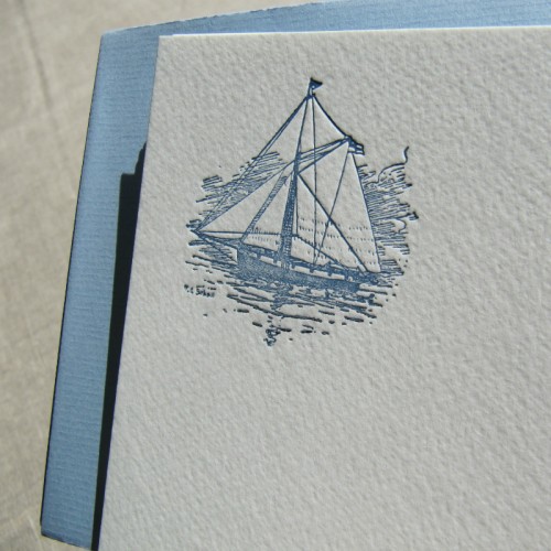 Cartes de correspondance - navire (paquet de 5)