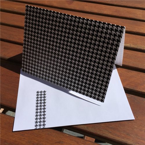 Houndstooth check (packet of 6)