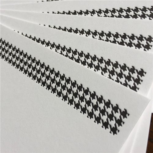 Correspondance cards - houndstooth check DL (packet of 5)