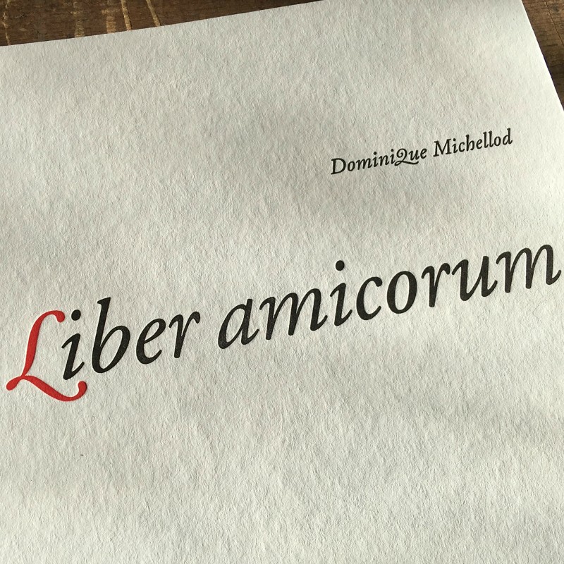 Liber amicorum - Dominique Michellod