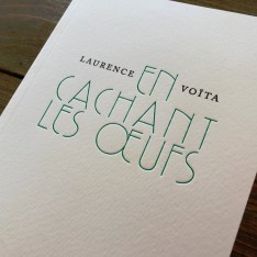 En cachant les œufs - Laurence Voïta